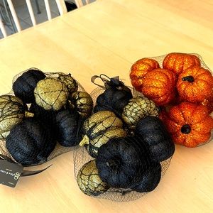 Glittered Halloween 🎃 pumpkins 24   Perfect for bewitching decor